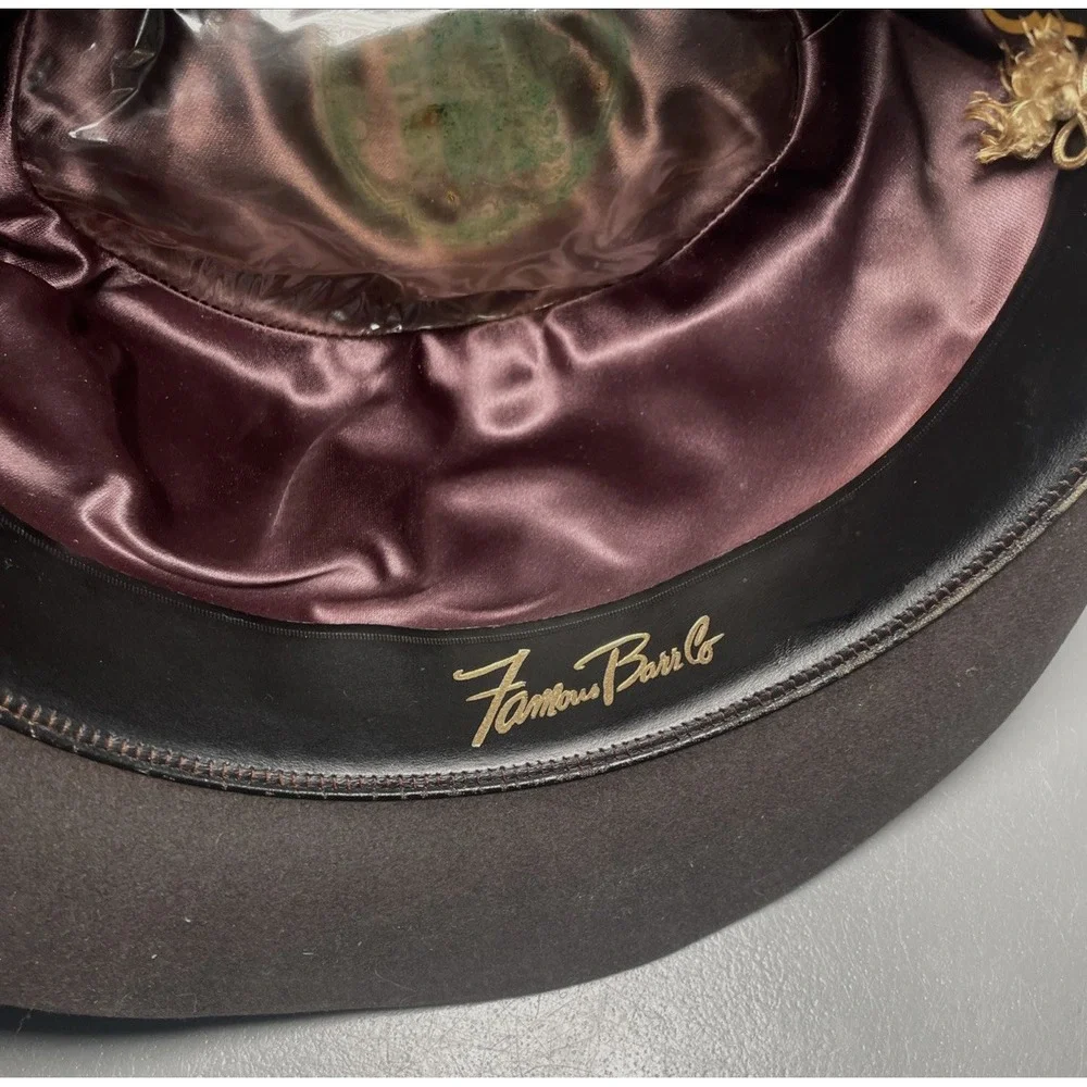 Vintage John B. Stetson Co Hat The Sovereign Size 7 3/8 Famous-Barr Co. Rare